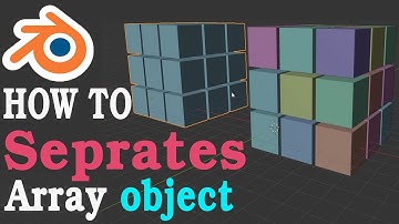 Blender how to  separate array object and apply array  mosifier