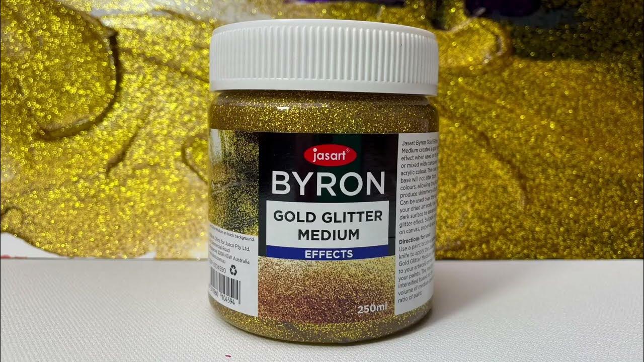 Jasart Byron Gold Glitter Medium - YouTube