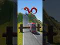 Mixed Colourful City Buses vs Low Pipes in the game BeamNG.drive