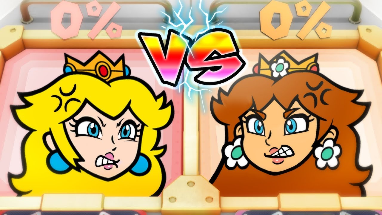 Super Mario Party Partner Party - Team Peach Vs Team Daisy (Master Cpu)