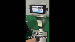 Batching weighing  indicator