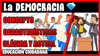 ✔️ LA DEMOCRACIA | Origen | Concepto y Características | Explicación