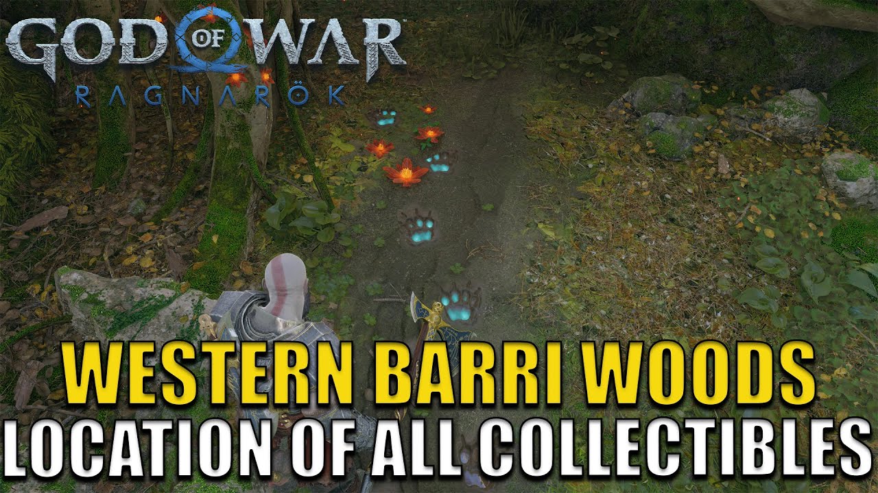 God of War Ragnarok Western Barri Woods All Collectibles Location 100