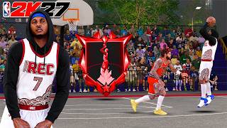 6'7 "HOODIE MELO" BUILD + 99 MID RANGE is DOMINATING RANDOM REC in NBA 2K27