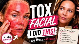 I Did a Full Skin Reset at Home… Dermaplaning + Chemical Peel + Tox Facial
