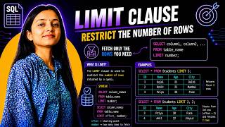 LIMIT Clause in SQL | Restrict Rows, LIMIT & OFFSET with Examples | Lecture 18