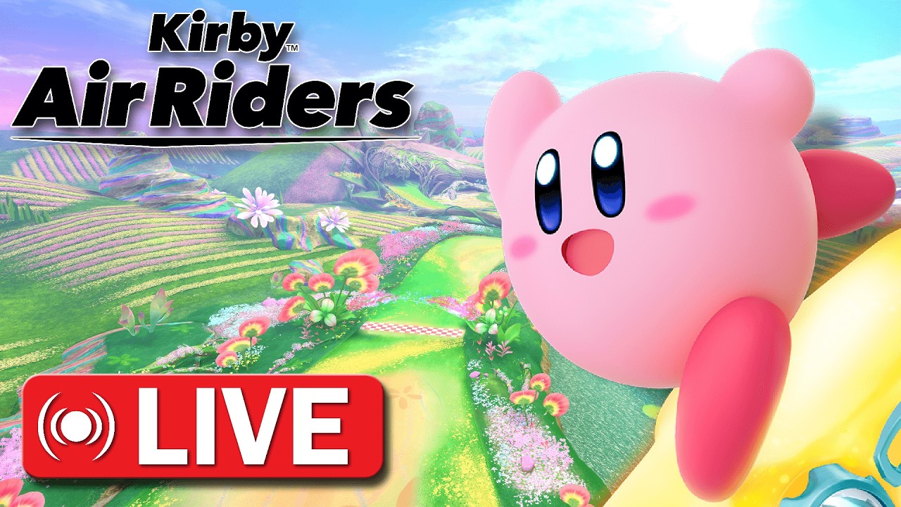 Playing Kirby Air Riders online [Air Ride mode]