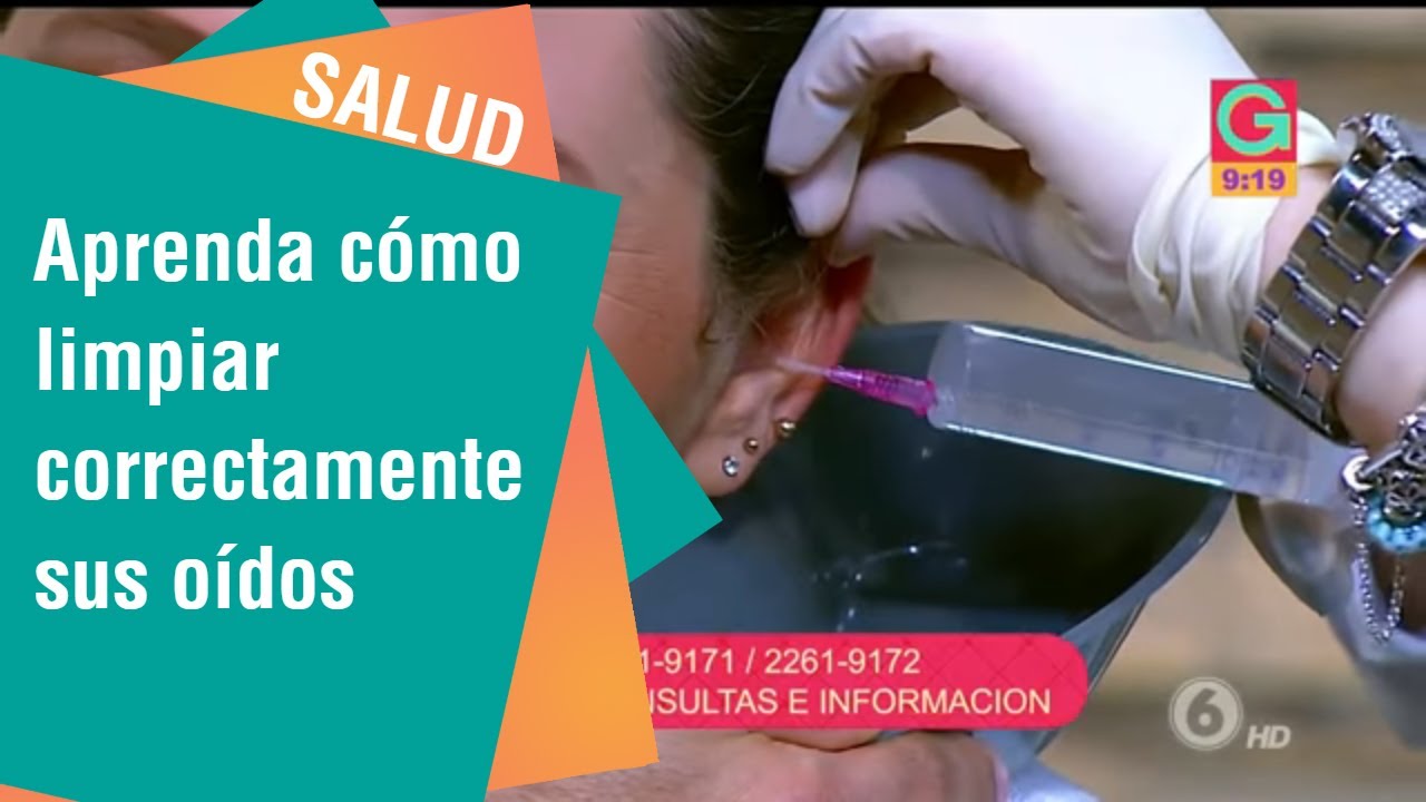 Aprenda cómo limpiar correctamente sus oídos | Salud - YouTube