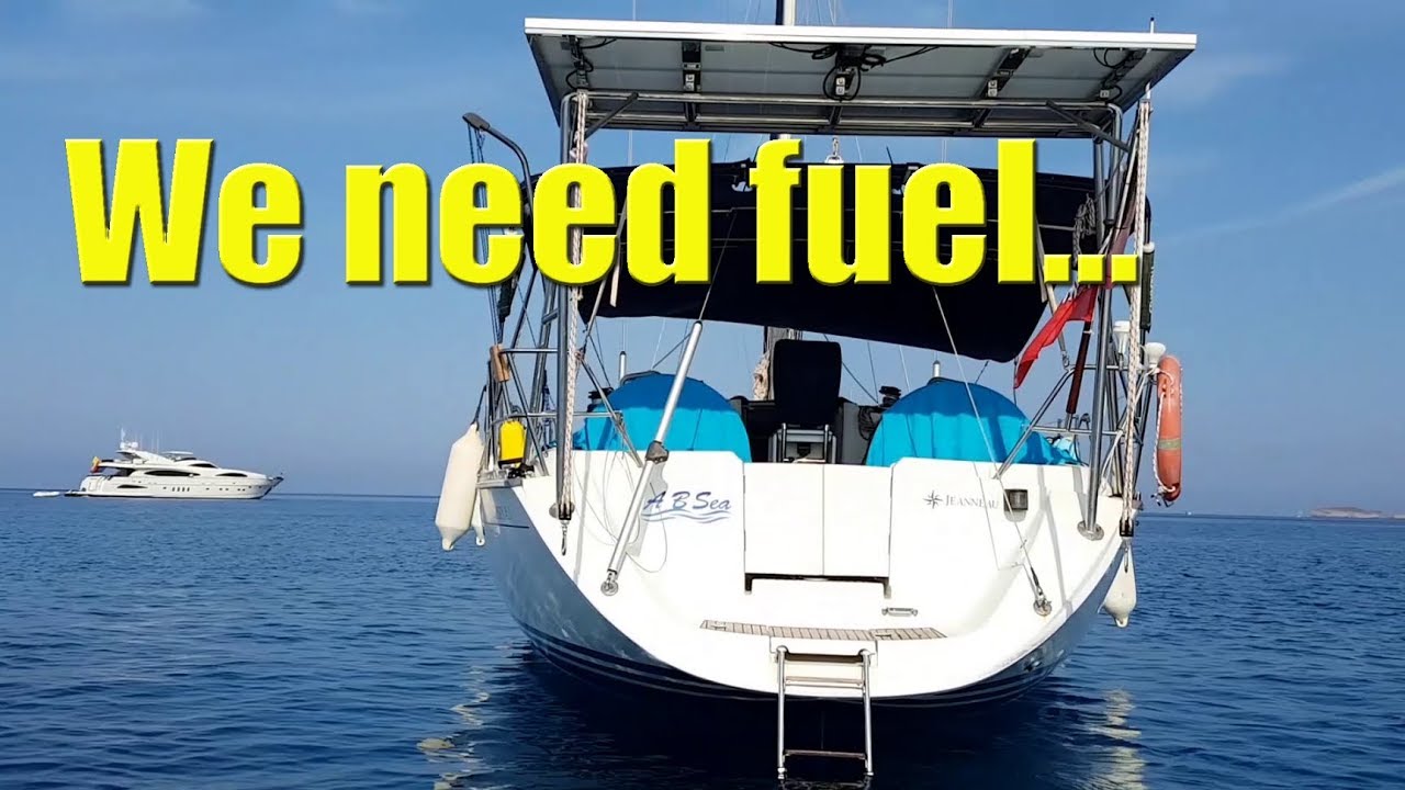 Refueling for the first time and a sail to Ibiza - Sailing A B sea (Ep.030)