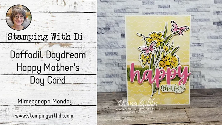 New!! Daffodil  Daydream Happy Mother's Day Card -...