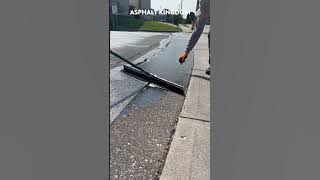 Asphalt Parking Lot Sealcoating #shorts