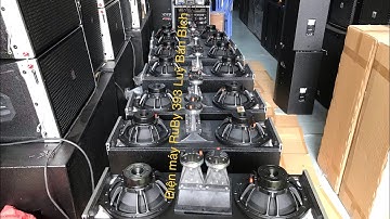 Dàn loa line array 30Neodymium RuBy ( 2 bass Neo + 2 treble neo ) cao cấp - 0938884126