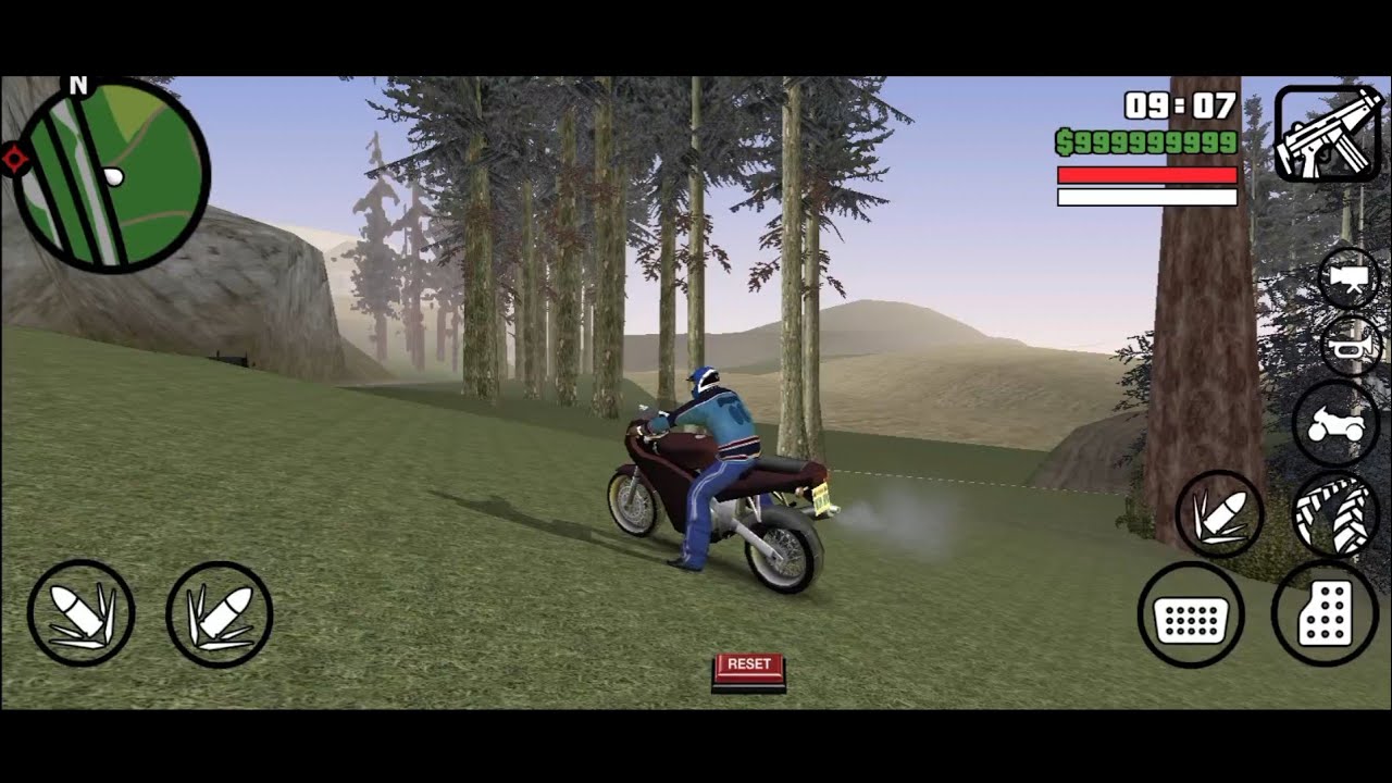 Nostalgia bermain game gta san andreas menggunakan motor ninja injeksi ...