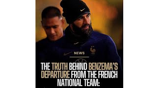 Reason behind Karim Benzema's Retirement from the France National Team Exclusive 📣#benzema #france