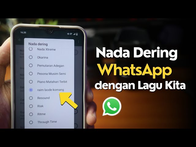 Cara Ganti Nada Dering WhatsApp dengan Lagu Kita class=