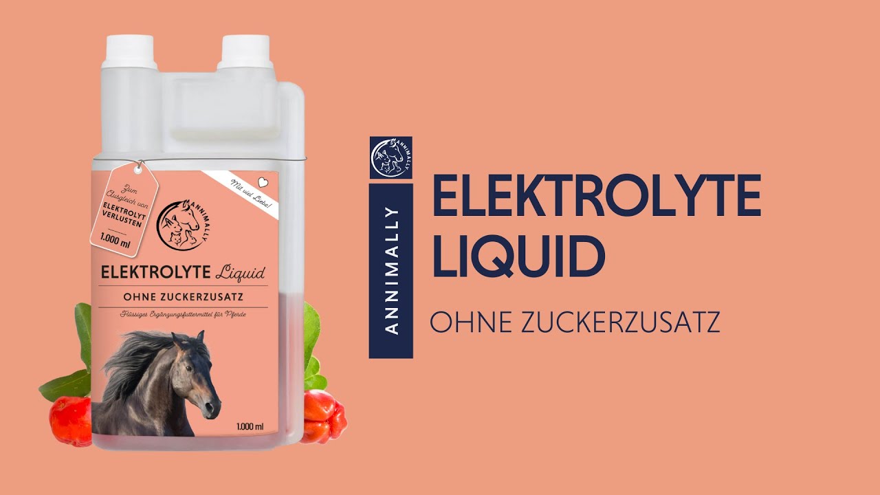 Elektrolyte Liquid - Elektrolyte für Pferde - Annimally.de - YouTube