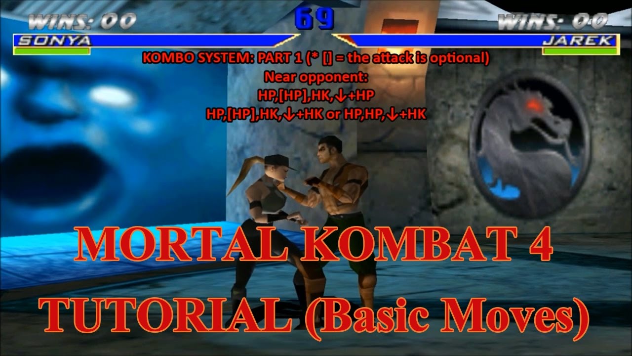 Mortal Kombat 4 - Sub-Zero Move List 