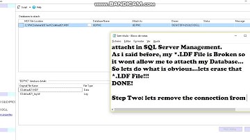 Microsoft SQL - Fixing SQL LDF File