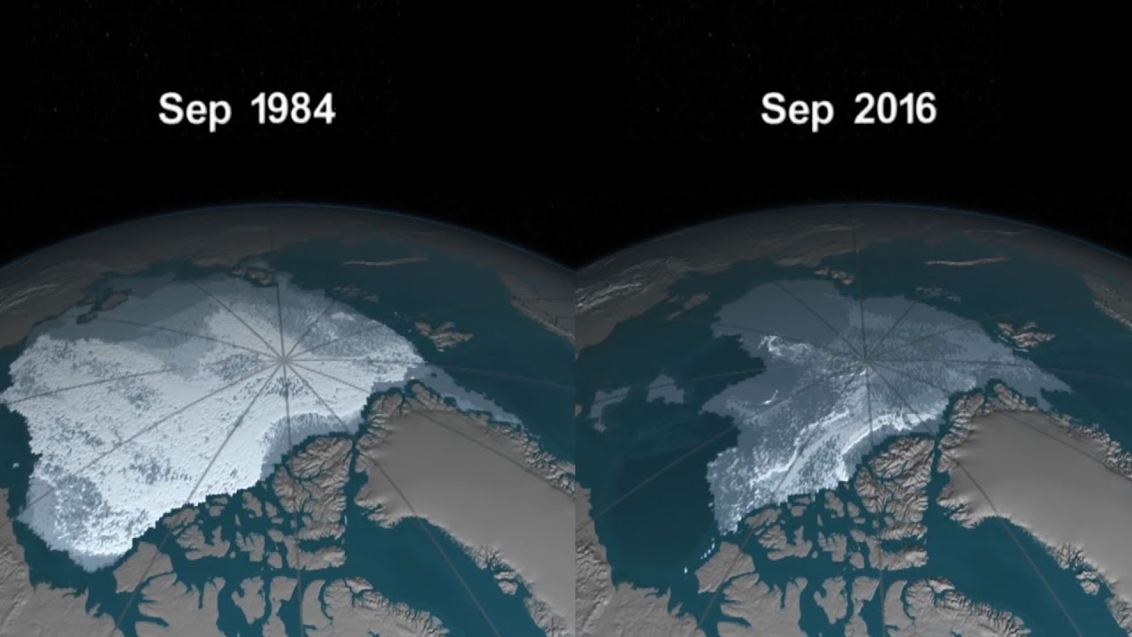 NASA Releases Time-Lapse Video Of Depleting Arctic Ice Cap | BOOM