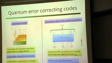 Patrick Hayden, "Spacetime quantum secret sharing"