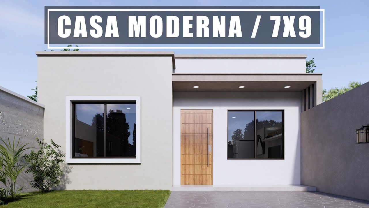 TE SORPRENDERÁ EL DISEÑO DE ESTA PEQUEÑA CASA MODERNA DE 7X9 - YouTube