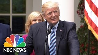 president trump announces first overseas trip to saudi arabia israel and rome nbc news