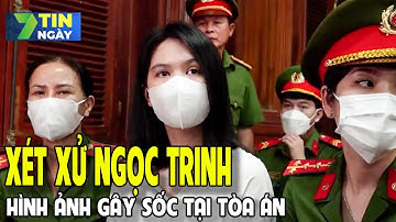 Nóng người mẫu Ngọc Trinh hầu tòa, hình ảnh gây sốc