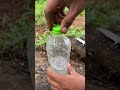 Survival hacks 💧 Wash your hands in the forest #camping #survival #bushcraft #outdoors #lifehacks