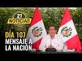 Mensaje a la Nación del Presidente Martín Vizcarra en el día 107 y fin de la CUARENTENA