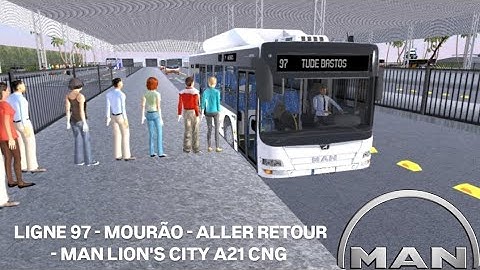 PROTON BUS SIMULATOR : LIGNE 97 - MOURÃO - ALLER RETOUR - MAN LION
