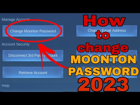 HOW TO CHANGE MOONTON ACCOUNT PASSWORD? (2021).