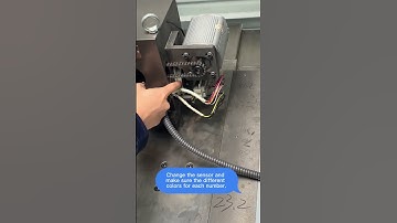 How to change the sensor of the electric turret? #cnc #cnclathe