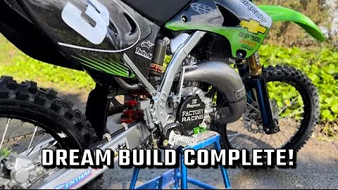 kx 125 dream build FACTORY PRO CIRCUIT vlog episode 3
