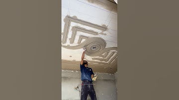 Amazing 🤩 Ceiling Design Making skills 🔥wait for End!! Pop design #popdesign #shorts #trending