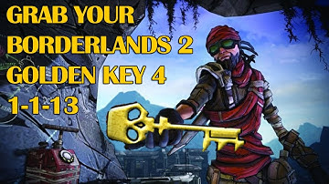 BorderLands 2 GOLDEN KEY SHIFT CODES FOR 1-1-13