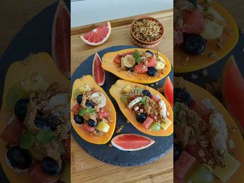 Papaya Boat Breakfast | Healthy & Delicious Morning Recipe