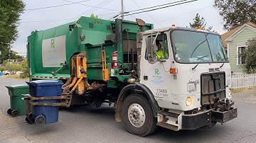 Recology Autocar WX64 Labrie Automizer Split 13489