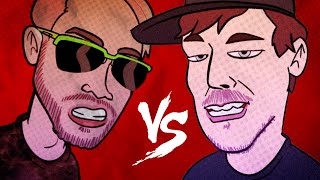 Mr. Beast vs. PewDiePie (Rap Battle)