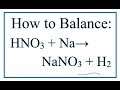 Balancing Chemical Equations