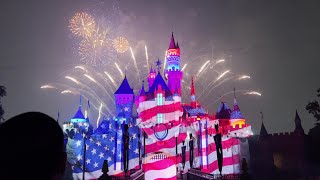 🎇 Disney’s Celebrate America! - 4K Ultra-Wide, Full Show | Disneyland 07.04.2023