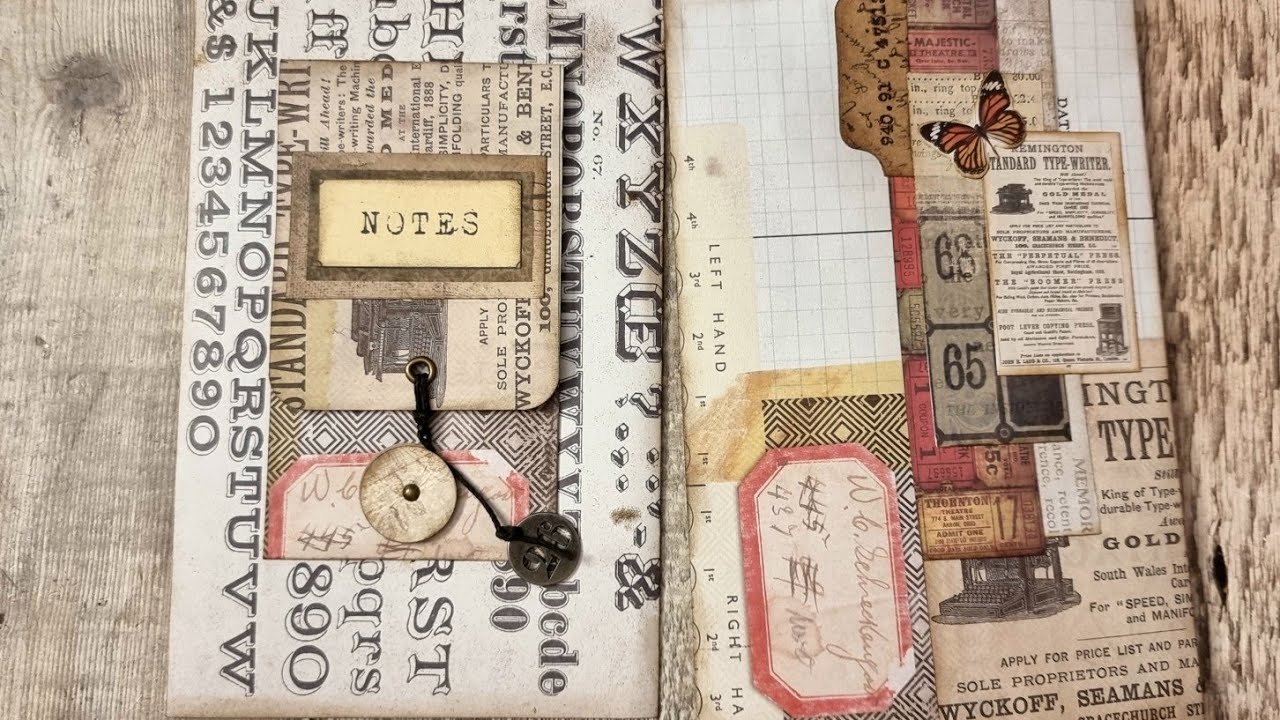 Envelope Pockets - Tim Holtz - Junk Journal - YouTube