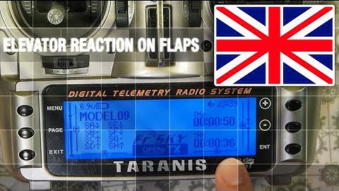 FrSky Taranis / OpenTx Crumbs - Elevator reaction on Flaps