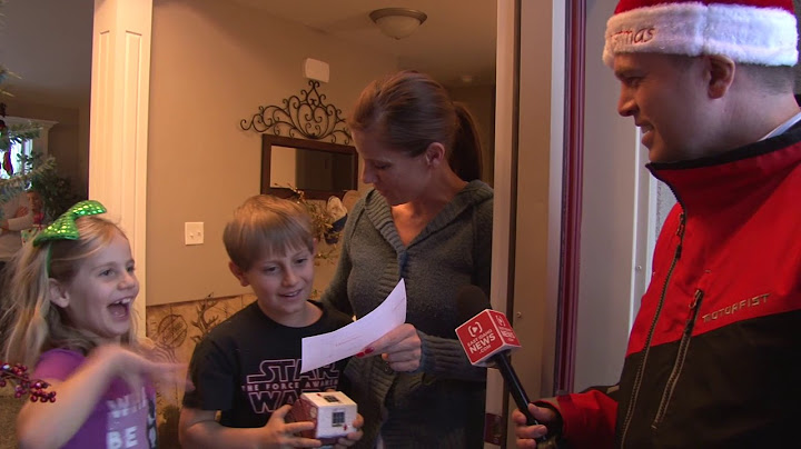Secret Santa surprises widow who wants to help grieving children