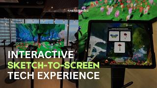 Interactive Digital Sketch Wall for Corporate Events | KWAP × Instamedia screenshot 5