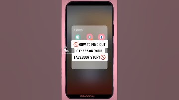 HOW TO FIND OUT OTHERS ON YOUR FACEBOOK STORY!📵