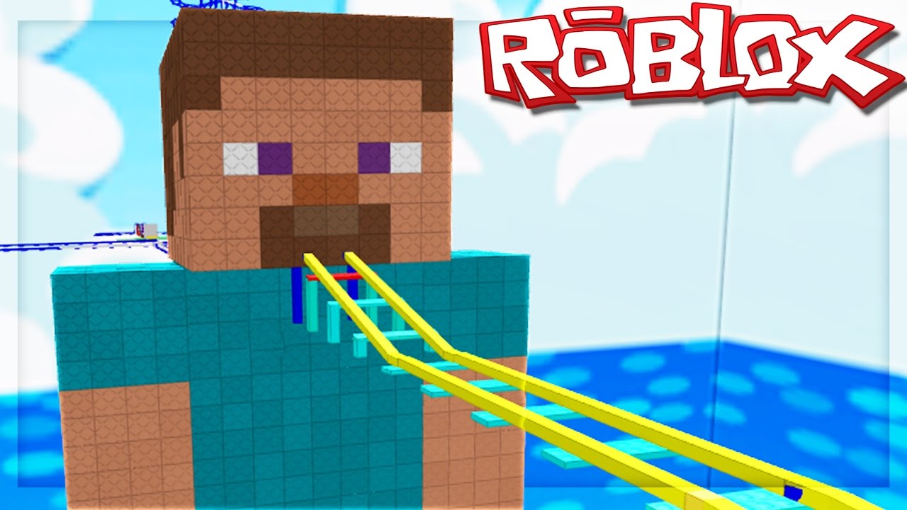 Minecraft Steve In Roblox Cart Ride Into Steve From Minecraft