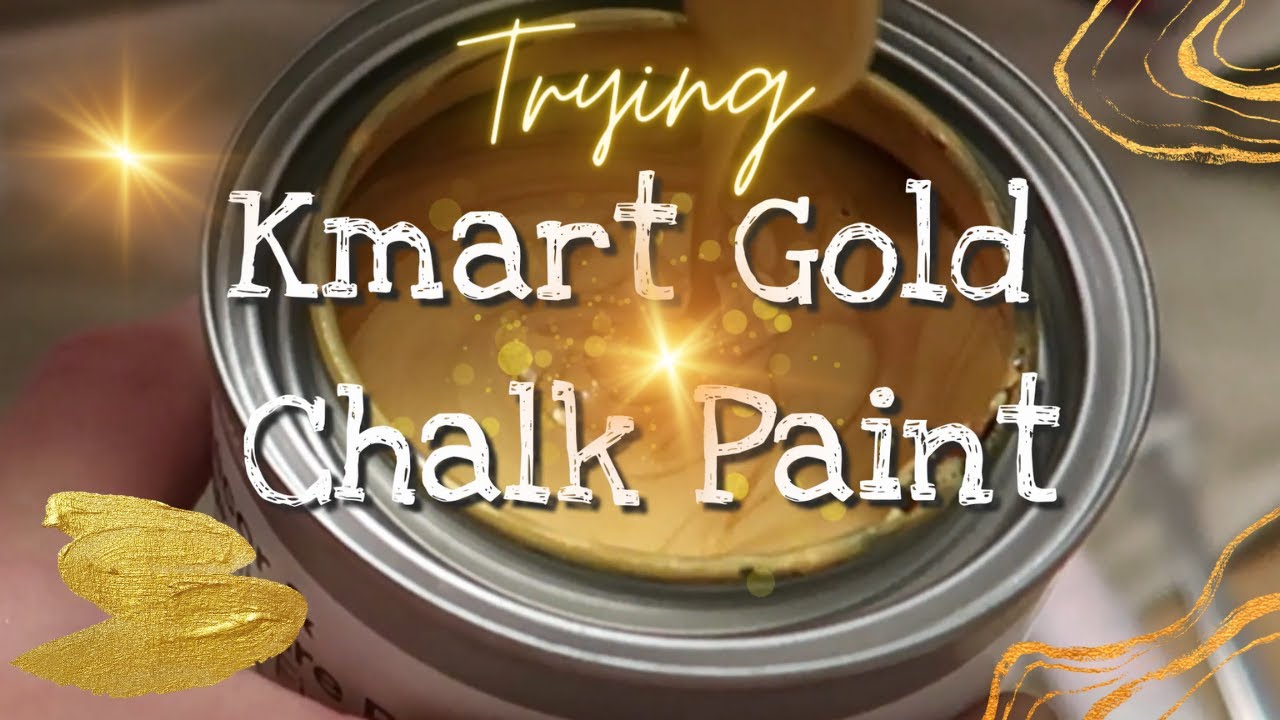 Transforming Furniture with Kmart Gold Chalk Paint: DIY ~ Putting Kmart Chalk  Paint to the Test 