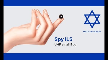 Smallest in the world UHF spy bug (Spy IL5)