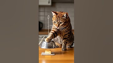 Shocking! 😱😱The cat sets a trap and waits in silence やばすぎ！😱😱猫は罠を仕掛けて静かに待っている #shorts #tabbycat #