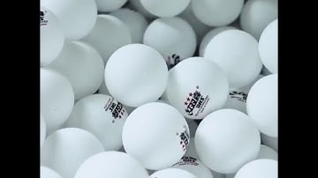 This is the 6 step process for making ping pong